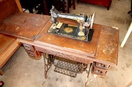 Antique Singer sewing machine