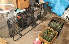 Hitch carrier and bottles