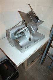 Hobart meat slicer