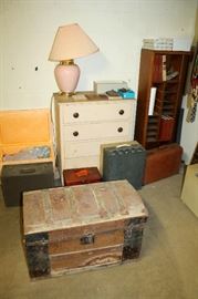 Trunk, chest-of-drawers, luggage