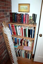 Bookcase with books