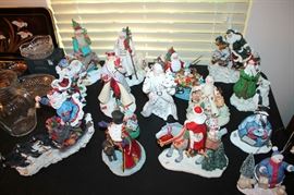 Lenox Santa figurines