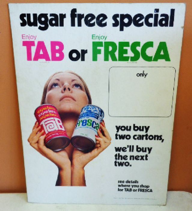 Orig. 1960s TAB/Fresca CB Advertisement