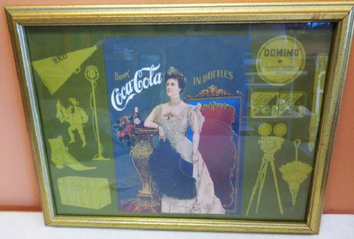 Vintage Coca-Cola Print, Framed