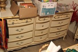 Bedroom dresser, night stand tables