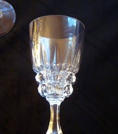 Crystal goblets