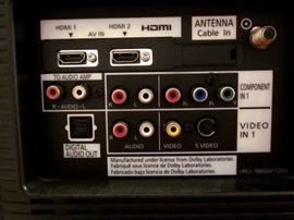 Panasonic 26" LCD TV, Viera, model  TC-26LX85.