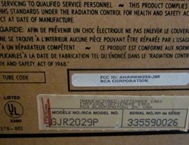 RCA Console TV, 24" Colortrak 2000.  Works.  40-1/2" wide, 18" deep, 29" tall