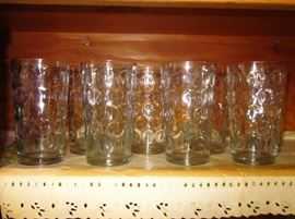 Vintage thumbprint tumblers