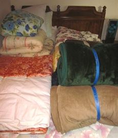 Blankets comforters, etc.