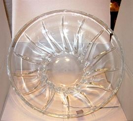 Crystal bowl, new in box, made in Italy