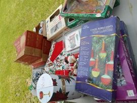 CHRISTMAS LIGHTS AND DECORATIONS