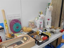 party supplies,  unicorn pinatas