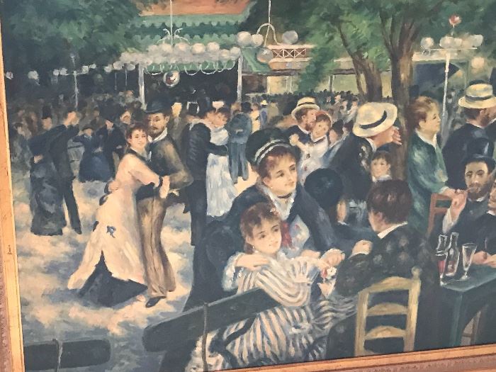 Large Oil Painting Reproduction of Renoir Oil Painting.