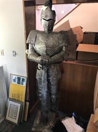 Large Mexican Metal Knight in Shining Armor.