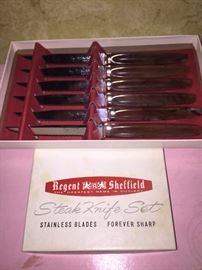Regent Sheffield Vintage Steak Knife Set