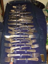 Large Wm. Rogers flatware set