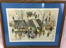 Nathalie Chabrier signed & numbered Lithograph