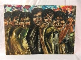 Soloman- "Bearers of the Body of Christ" Oil painting