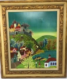 A. Kowalski Original Oil Painting