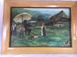 M. Endriss Original Oil Painting 1938