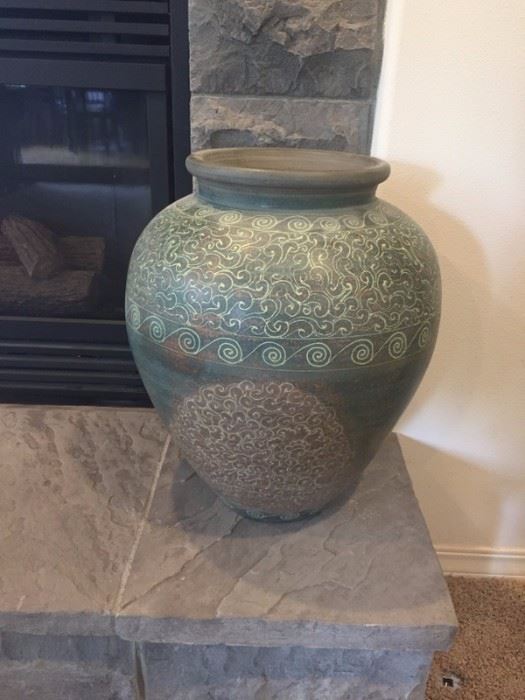 Large Decorative Pottery Vase