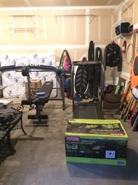 Box of Insulation, Jack LaLanne Bench Press, LifeStyler Expanse 600 Treadmill