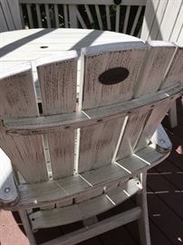 Wood deck furniture by Riverwood