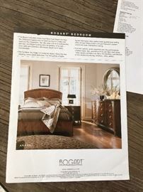 Brochure for Bogart collection