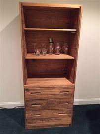 Wood bookcase
