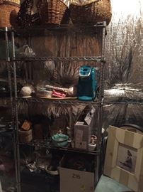 Shelves full of items