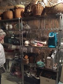 Shelves full of items