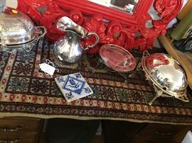 Silverplate items - 60% off all 4 days