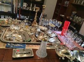 Silverplate items - 60% off all 4 days