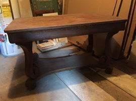 Antique oak Hall table