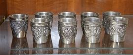 Pewter cups