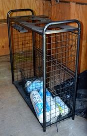 Sports equipment storage solution