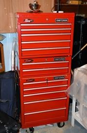 Craftsman tool chest with tools