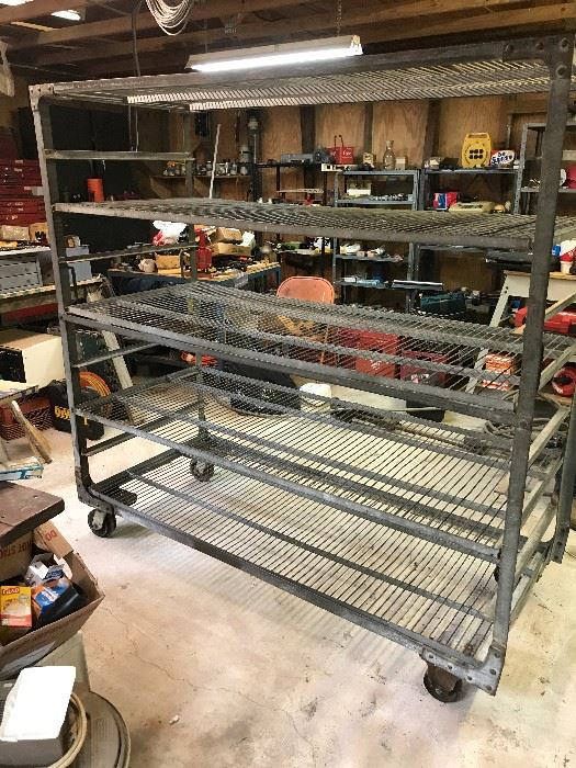 Nice large 5 shelf rolling cart