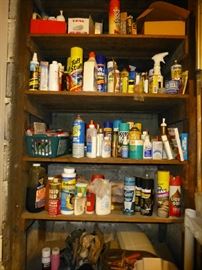 BASEMENT IS LOADED WITH SHELVES & SHELVES LIKE THIS!