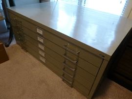 METAL MAP CHEST