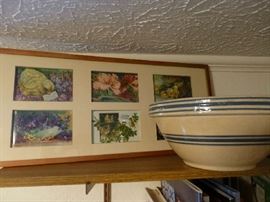 POSTCARDS & EARLY MIXING BOWL