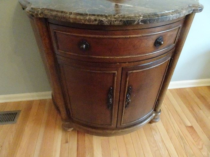 Heritage marble Top Cabinet - 38"L X 19"W X 36"H