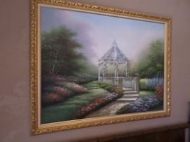 Oil in Gold Frame  $ 95