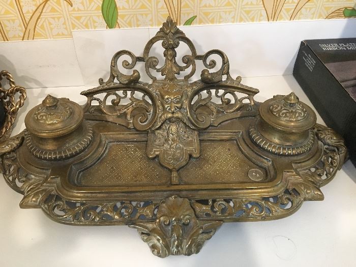 Antique inkwell