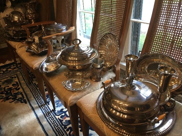 Lots of silver plate 