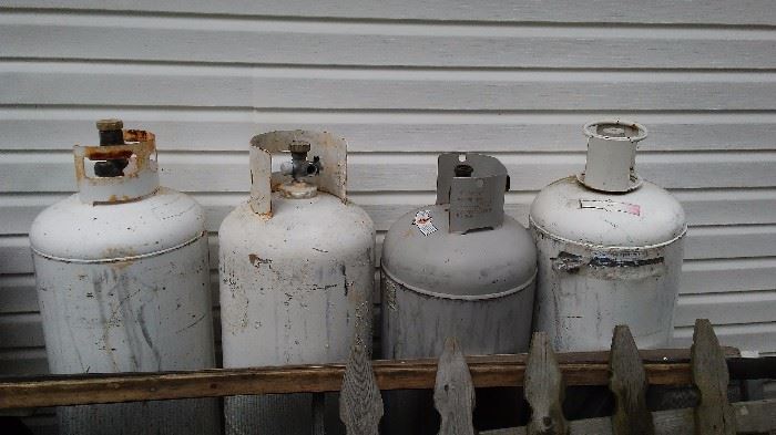 empty propane tanks