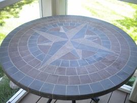 tile top patio table