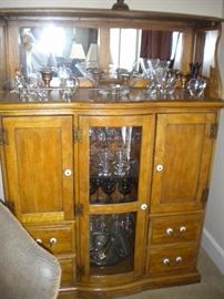 Antique replica martini bar