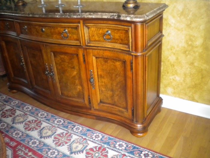 Thomasville Dining room Buffet with granite top